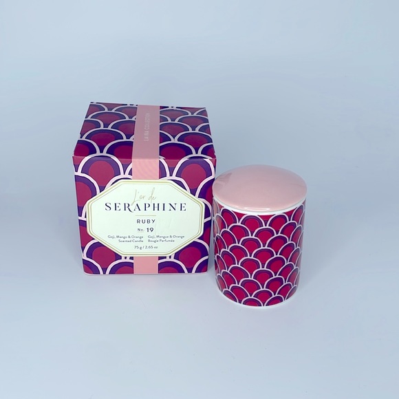 L’or de Seraphine Ruby Ceramic Jar Candle - Picture 2 of 2